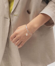 PLOW（プラウ）の「PLOW / Flower Stalk ブレスレット × パールチェーンチャーム（ブレスレット）」