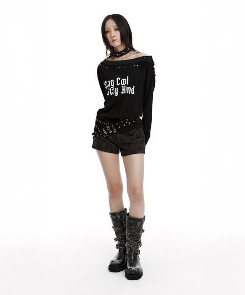 ROUGHNECK(ラフネック)の「Slay Off-Sholder Top Black(Tシャツ/カットソー・レディース・その他・FREE)」の13枚目の写真