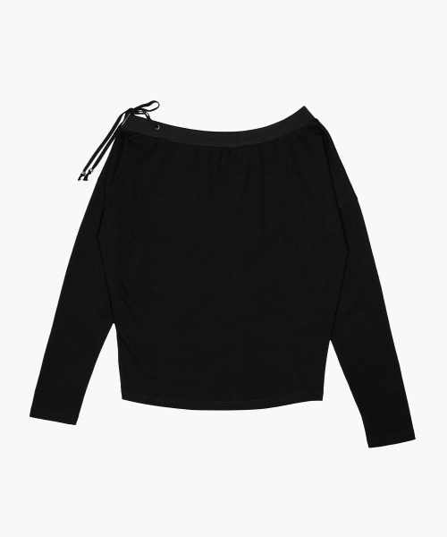 ROUGHNECK(ラフネック)の「Slay Off-Sholder Top Black(Tシャツ/カットソー・レディース・その他・FREE)」の3枚目の写真