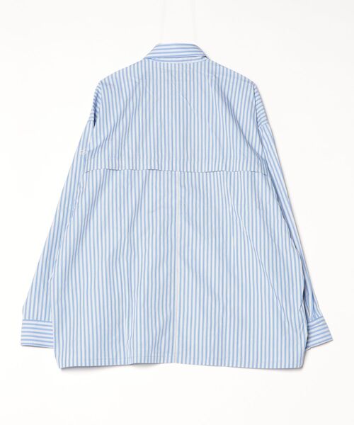 FAT(エフエイティー)の「CROPFIELD(シャツ/ブラウス・メンズ・ホワイト/ネイビー/サックスブルー・JUMBO(XXL)/FAT(XL)/SKINNY(L)/TITCH(M))」の4枚目の写真