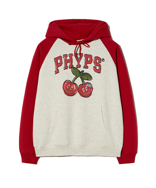 PHYSICAL DEPARTMENT(フィジカル デパートメント)の「チェリーラグランフード_オートミール(パーカー・レディース・その他・MEDIUM/LARGE/X-LARGE)」の1枚目の写真