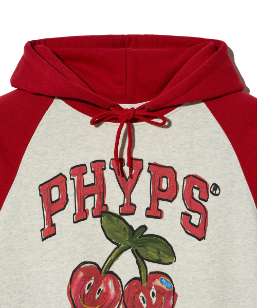 PHYSICAL DEPARTMENT(フィジカル デパートメント)の「チェリーラグランフード_オートミール(パーカー・レディース・その他・MEDIUM/LARGE/X-LARGE)」の4枚目の写真