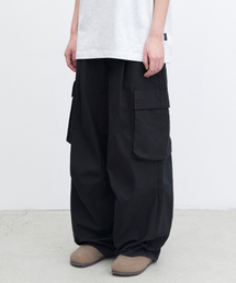 URBANSTOFF（アーバンストッフ）の「ビッグポケットダートバルーンパンツ（ブラック）（その他パンツ）」