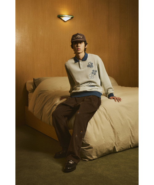 COTTE（コッテ）の「フォーリングフラワーポロ（スカイ）（ポロシャツ・レディース・その他・size2/size1）」の2枚目の写真