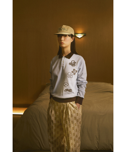 COTTE（コッテ）の「フォーリングフラワーポロ（スカイ）（ポロシャツ・レディース・その他・size2/size1）」の7枚目の写真