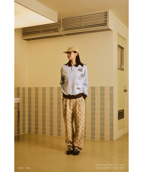 COTTE（コッテ）の「フォーリングフラワーポロ（スカイ）（ポロシャツ・レディース・その他・size2/size1）」の17枚目の写真