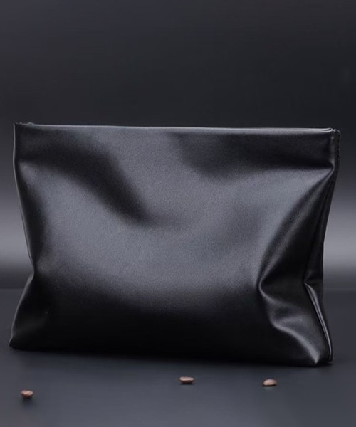 CALIFORNIA OUTFITTERS(カリフォルニア アウトフィッターズ)の「11D65-KR レザー調 クラッチバッグ ハンドストラップ付(クラッチバッグ・メンズ・ブラック・ONESIZE)」の4枚目の写真