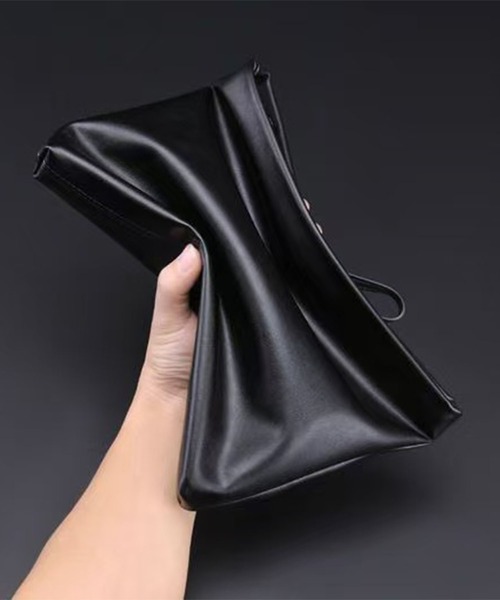 CALIFORNIA OUTFITTERS(カリフォルニア アウトフィッターズ)の「11D65-KR レザー調 クラッチバッグ ハンドストラップ付(クラッチバッグ・メンズ・ブラック・ONESIZE)」の6枚目の写真