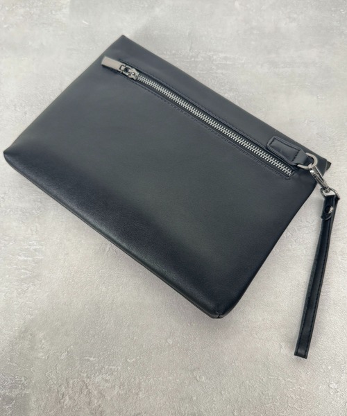 CALIFORNIA OUTFITTERS(カリフォルニア アウトフィッターズ)の「11D65-KR レザー調 クラッチバッグ ハンドストラップ付(クラッチバッグ・メンズ・ブラック・ONESIZE)」の9枚目の写真