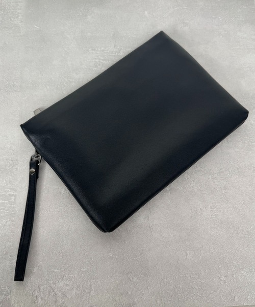 CALIFORNIA OUTFITTERS(カリフォルニア アウトフィッターズ)の「11D65-KR レザー調 クラッチバッグ ハンドストラップ付(クラッチバッグ・メンズ・ブラック・ONESIZE)」の8枚目の写真