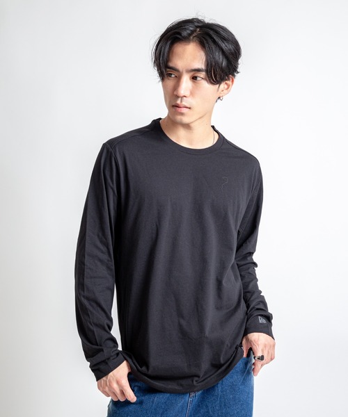 NEW ERA（ニューエラ）の「【NEW ERA】メンズ　ユニセックス　長袖　Tシャツ　カットソー　クルーネック（Tシャツ/カットソー・メンズ・ブラック/チャコールグレー/ホワイト/ネイビー・S/M/L/XL）」の16枚目の写真