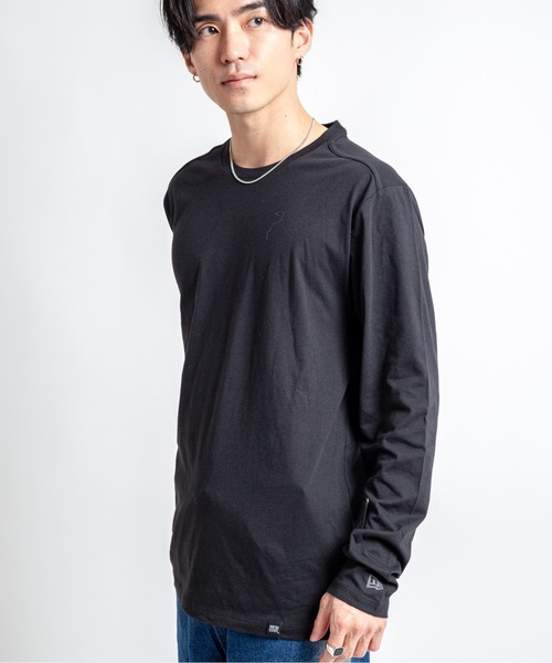 NEW ERA（ニューエラ）の「【NEW ERA】メンズ　ユニセックス　長袖　Tシャツ　カットソー　クルーネック（Tシャツ/カットソー・メンズ・ブラック/チャコールグレー/ホワイト/ネイビー・S/M/L/XL）」の19枚目の写真