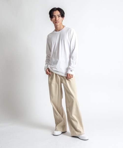 NEW ERA（ニューエラ）の「【NEW ERA】メンズ　ユニセックス　長袖　Tシャツ　カットソー　クルーネック（Tシャツ/カットソー・メンズ・ブラック/チャコールグレー/ホワイト/ネイビー・S/M/L/XL）」の13枚目の写真
