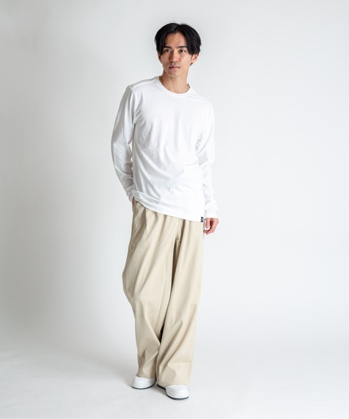 NEW ERA（ニューエラ）の「【NEW ERA】メンズ　ユニセックス　長袖　Tシャツ　カットソー　クルーネック（Tシャツ/カットソー・メンズ・ブラック/チャコールグレー/ホワイト/ネイビー・S/M/L/XL）」の14枚目の写真