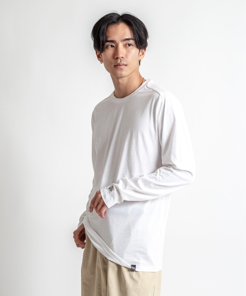 NEW ERA（ニューエラ）の「【NEW ERA】メンズ　ユニセックス　長袖　Tシャツ　カットソー　クルーネック（Tシャツ/カットソー・メンズ・ブラック/チャコールグレー/ホワイト/ネイビー・S/M/L/XL）」の6枚目の写真