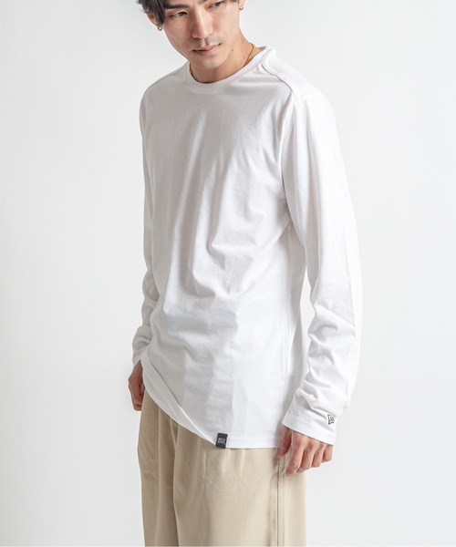 NEW ERA（ニューエラ）の「【NEW ERA】メンズ　ユニセックス　長袖　Tシャツ　カットソー　クルーネック（Tシャツ/カットソー・メンズ・ブラック/チャコールグレー/ホワイト/ネイビー・S/M/L/XL）」の9枚目の写真
