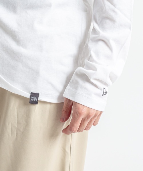 NEW ERA（ニューエラ）の「【NEW ERA】メンズ　ユニセックス　長袖　Tシャツ　カットソー　クルーネック（Tシャツ/カットソー・メンズ・ブラック/チャコールグレー/ホワイト/ネイビー・S/M/L/XL）」の10枚目の写真