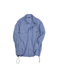 ERTR（イーアールティーアール）の「Shirt Jacket Check Skyblue（その他アウター）」