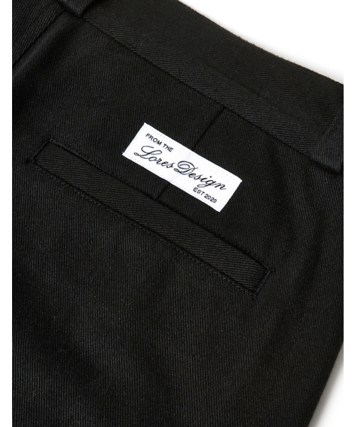 LORES（ロアス）の「Pintuck Chino Pants - Black（その他パンツ・レディース・その他・LARGE/MEDIUM）」の4枚目の写真