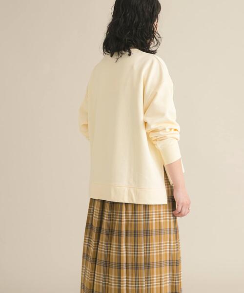 URBAN RESEARCH DOORS（アーバンリサーチドアーズ）の「『スタッフ企画』ワイドスウェットプルオーバー（Tシャツ/カットソー・レディース・アイボリー/ライトブルー・FREE）」の12枚目の写真