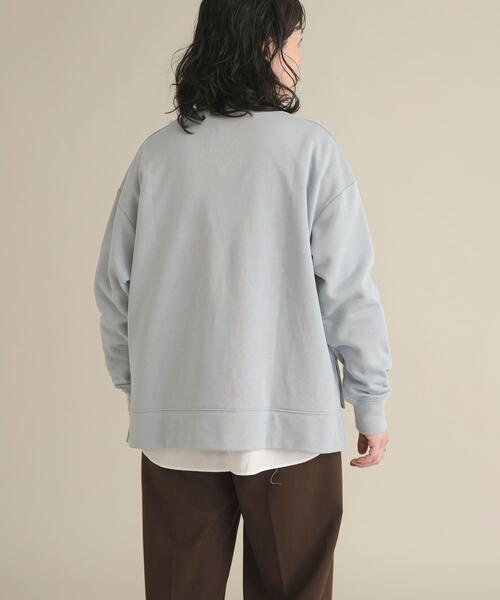 URBAN RESEARCH DOORS（アーバンリサーチドアーズ）の「『スタッフ企画』ワイドスウェットプルオーバー（Tシャツ/カットソー・レディース・アイボリー/ライトブルー・FREE）」の22枚目の写真