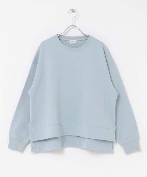 URBAN RESEARCH DOORS（アーバンリサーチドアーズ）の「『スタッフ企画』ワイドスウェットプルオーバー（Tシャツ/カットソー・レディース・アイボリー/ライトブルー・FREE）」の5枚目の写真