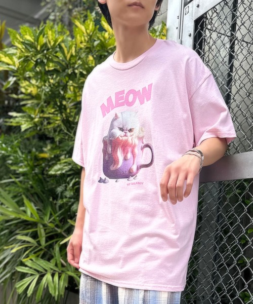 MILKBOY(ミルクボーイ)の「CAT CUP Tシャツ(Tシャツ/カットソー・レディース・A/C/B・M/L)」の3枚目の写真