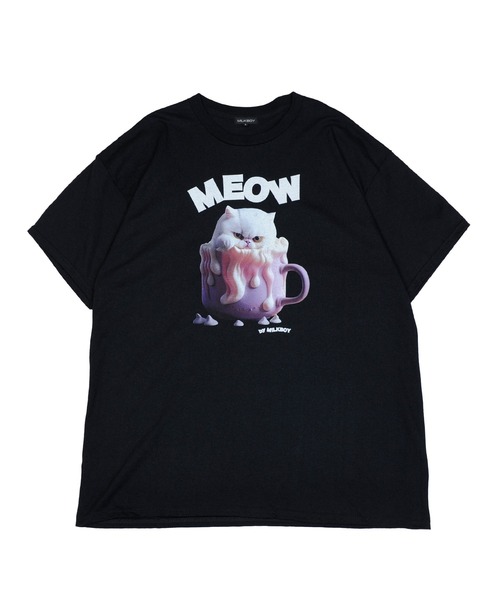 MILKBOY(ミルクボーイ)の「CAT CUP Tシャツ(Tシャツ/カットソー・レディース・A/C/B・M/L)」の6枚目の写真