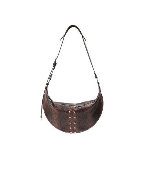 STUZZ HOBO BAG [Python Brown]