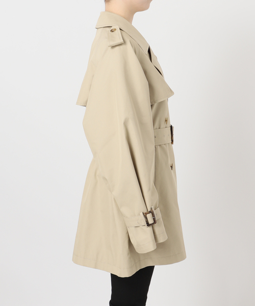 JOURNAL STANDARD（ジャーナルスタンダード）の「ハイカウントミディートレンチコート（トレンチコート・レディース・カーキ/ベージュ系その他・38/36）」の21枚目の写真