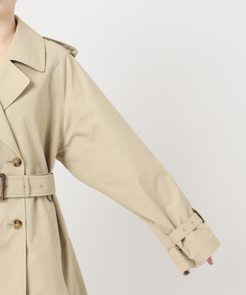 JOURNAL STANDARD（ジャーナルスタンダード）の「ハイカウントミディートレンチコート（トレンチコート・レディース・カーキ/ベージュ系その他・38/36）」の22枚目の写真