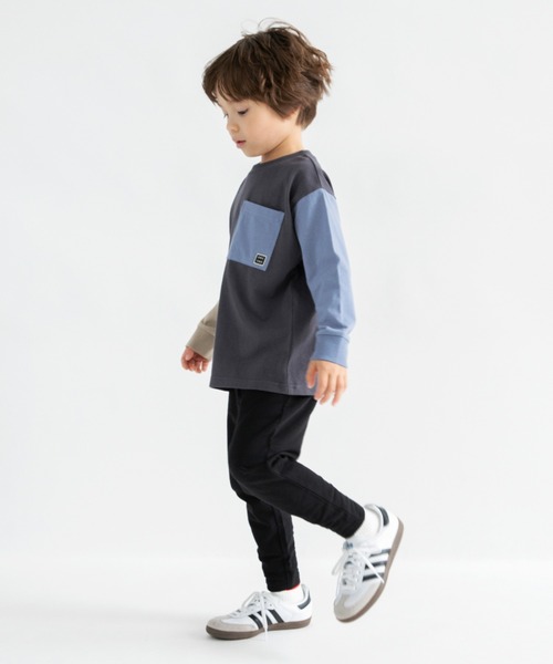 DRC branshes(ディーアールシーブランシェス)の「【26SS新作 / WEB限定/DRC】カットソーロングパンツ ゆったりサイズ(その他パンツ・キッズ・その他4/グレイッシュベージュ/ブラック/その他1/その他2/その他3/その他5・90/110/120/100/130)」の14枚目の写真