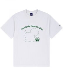 DOGGY TEE (WHITE/GREEN)