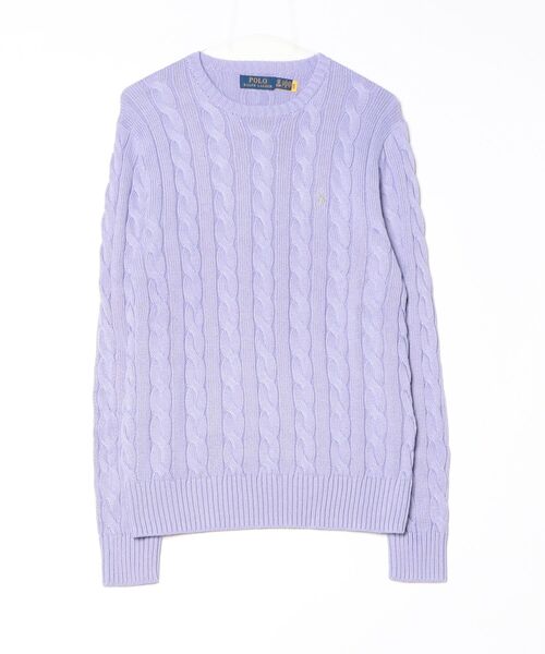 RALPH セーター コットン ケーブルニット LAUREN RALPH LAUREN LAUREN(ラルフ LAUREN】ケーブルニット RALPH ローレン)｜【POLO トップス