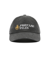 FORTLEEFILES（フォートリーファイルズ）の「FLF Tilt Logo Ball Cap (Gray)（キャップ）」