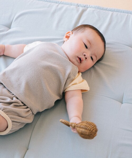 こども ビームス（コドモビームス）の「ベビー パイル 半袖 プルオーバー 2026SS（70～80cm）（Tシャツ/カットソー・キッズ・ホワイト系その他5/ホワイト系その他6・70/80）」の2枚目の写真