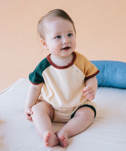 こども ビームス（コドモビームス）の「ベビー パイル 半袖 プルオーバー 2026SS（70～80cm）（Tシャツ/カットソー・キッズ・ホワイト系その他5/ホワイト系その他6・70/80）」の3枚目の写真