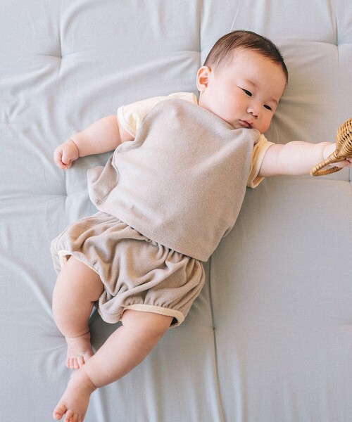 こども ビームス（コドモビームス）の「ベビー パイル 半袖 プルオーバー 2026SS（70～80cm）（Tシャツ/カットソー・キッズ・ホワイト系その他5/ホワイト系その他6・70/80）」の6枚目の写真