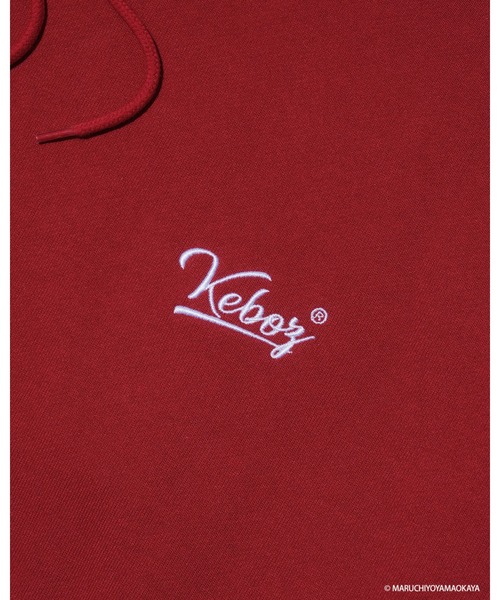 KEBOZ(ケボズ)の「山岡家 × KEBOZ LOGO SWEAT HOODIE(パーカー・メンズ・グレー/ブラック/レッド・S/M/L/XL/2XL)」の12枚目の写真