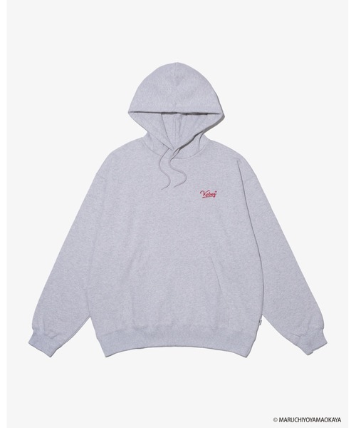 KEBOZ(ケボズ)の「山岡家 × KEBOZ LOGO SWEAT HOODIE(パーカー・メンズ・グレー/ブラック/レッド・S/M/L/XL/2XL)」の6枚目の写真