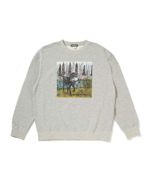 Eddie Bauer（エディーバウアー）の「ラブラドール モチーフ スウェット（スウェット・メンズ・ブラック/オフホワイト/杢グレー・S/XL/XXL/M/L）」の3枚目の写真