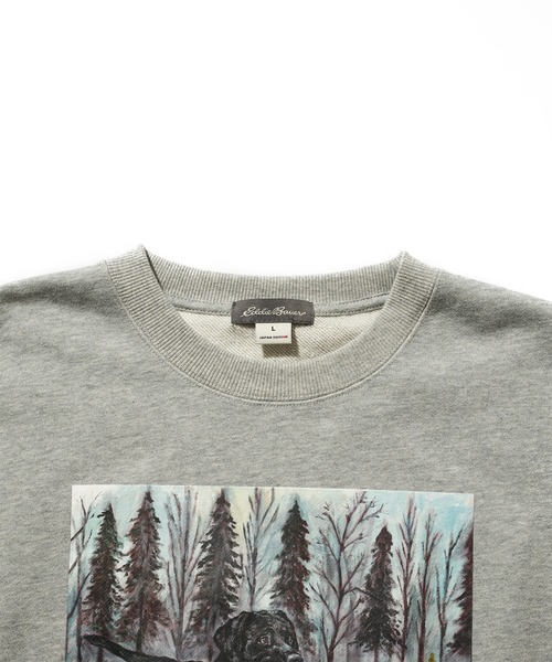 Eddie Bauer（エディーバウアー）の「ラブラドール モチーフ スウェット（スウェット・メンズ・ブラック/オフホワイト/杢グレー・S/XL/XXL/M/L）」の5枚目の写真