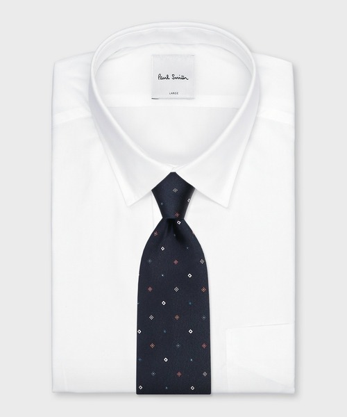 Paul Smith(ポールスミス)の「スクエアモチーフ タイ【160036 552MJ】(ネクタイ・メンズ・ブルーグリーン/バーガンディー/ネイビー・FREE)」の5枚目の写真
