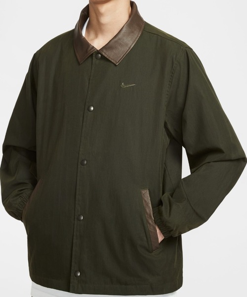 NIKE(ナイキ)の「NIKE AS M NK SSNL+ COACHES JKT / ナイキ SSNL+ COACHES ジャケット GCEL 【SP】(カバーオール・メンズ・カーキ/ブラウン・S/M/L/XL/XXL)」の2枚目の写真