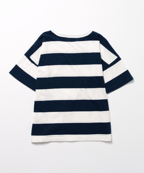 BEAMS BOY(ビームスボーイ)の「BEAMS BOY / 6cm ボーダーTシャツ(Tシャツ/カットソー・レディース・オレンジ/グリーン/ロイヤルブルー/ネイビー・ONE SIZE)」の7枚目の写真