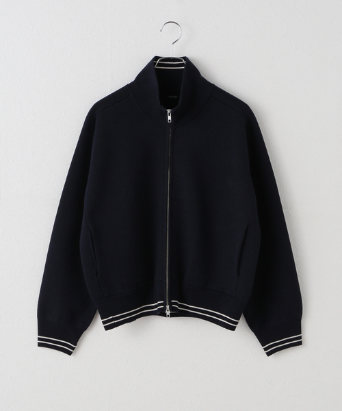 JOURNAL STANDARD（ジャーナルスタンダード）の「トラックニットジャケット（その他トップス・レディース・ネイビー/ブラック系その他・FREE）」の2枚目の写真
