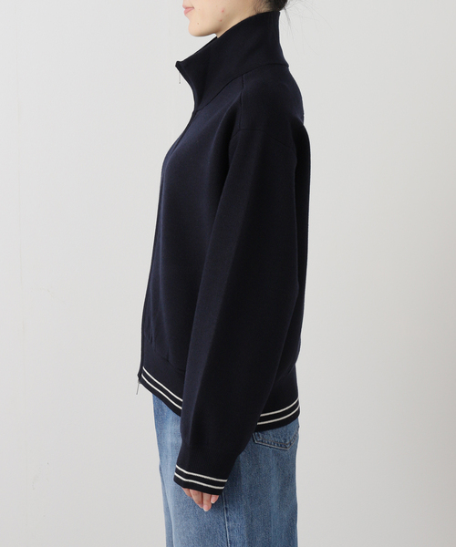 JOURNAL STANDARD（ジャーナルスタンダード）の「トラックニットジャケット（その他トップス・レディース・ネイビー/ブラック系その他・FREE）」の11枚目の写真