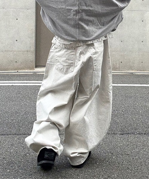 セール】ENAF｜エナフ（メンズ）のその他パンツ（ホワイト/白色系