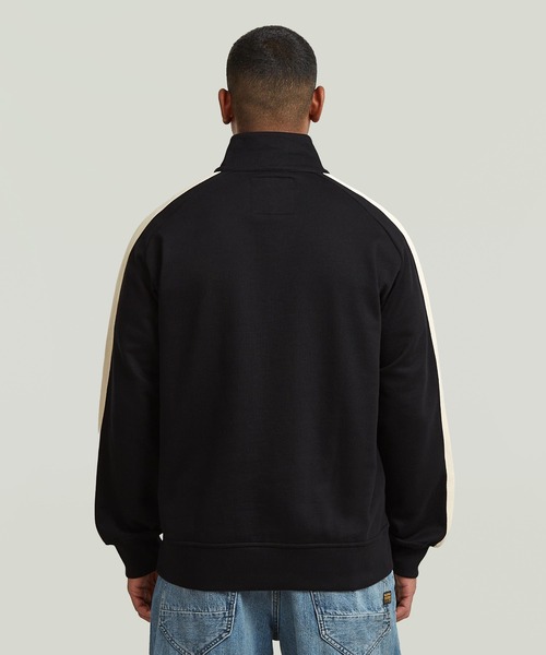 G-STAR(ジースター)の「Track Sweater Jacket/スリーブラインスウェットトラックジャケット(ジャージ・メンズ・ホワイト系その他/ダークブラック・SMALL/MEDIUM/LARGE/X-LARGE/X-SMALL)」の11枚目の写真