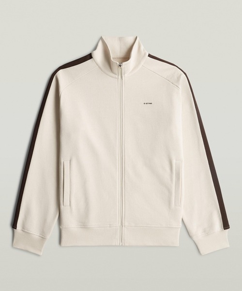 G-STAR(ジースター)の「Track Sweater Jacket/スリーブラインスウェットトラックジャケット(ジャージ・メンズ・ホワイト系その他/ダークブラック・SMALL/MEDIUM/LARGE/X-LARGE/X-SMALL)」の3枚目の写真